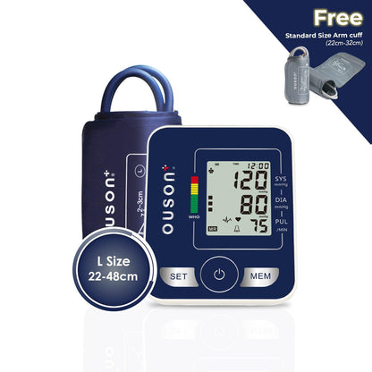 Ouson Travel Elite L Size (22cm-48cm) Arm Type Electronic Blood Pressure Monitor - Ouson