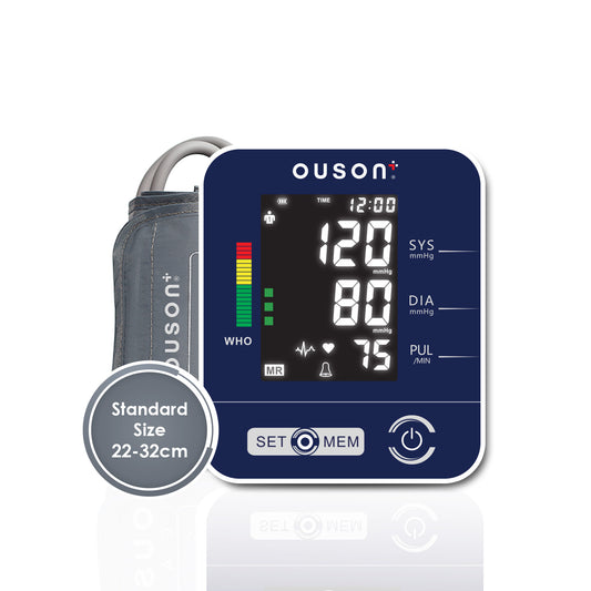 Ouson Home Pro 3.5" Backlight Arm-Type Electronic Blood Pressure Monitor