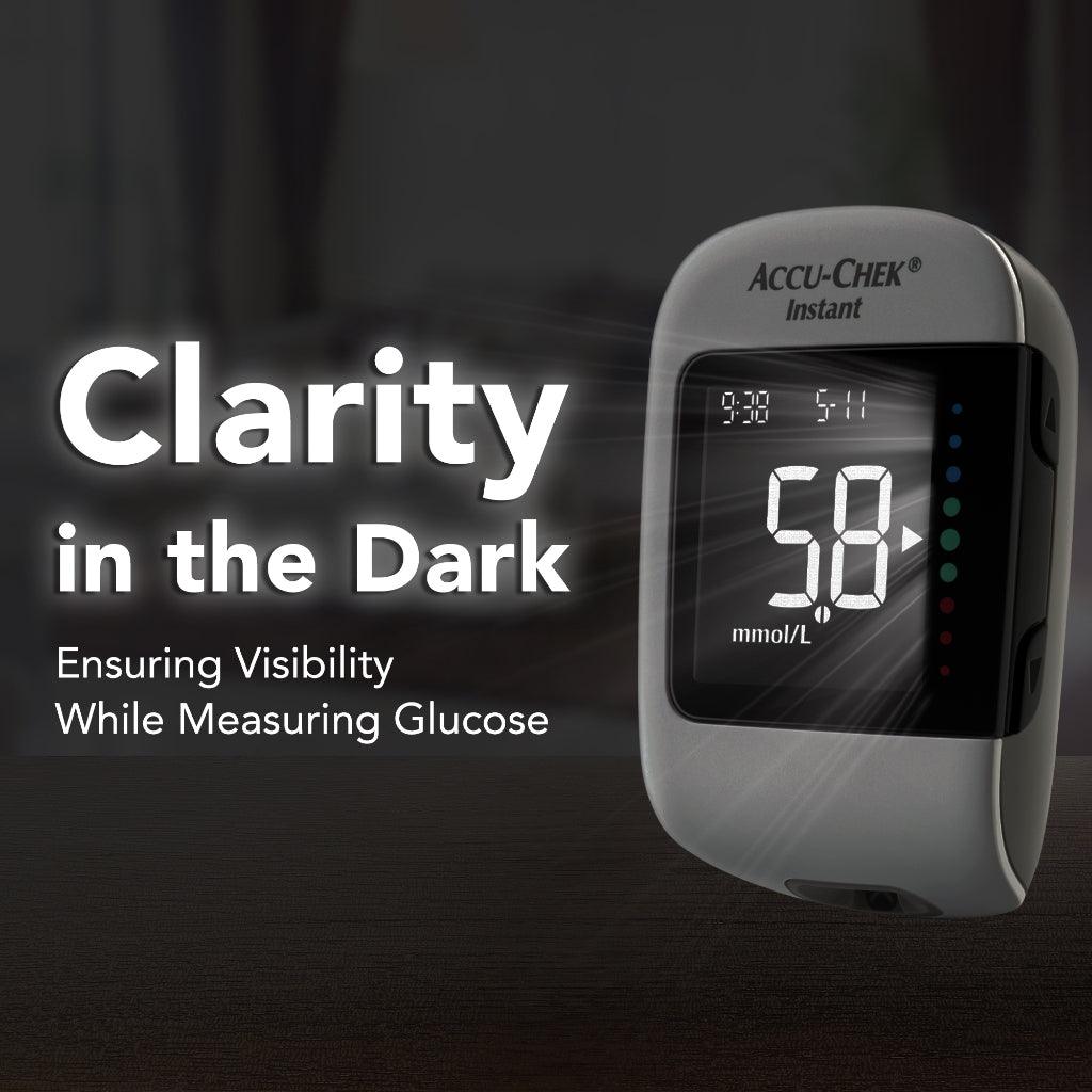 Ouson Backlight Digital Blood Pressure Monitor With Accu-Chek Instant Blood Glucose Meter - Ouson