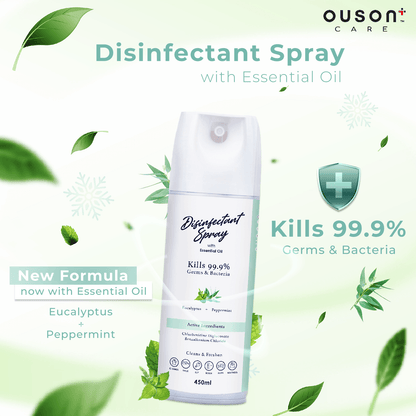 Ouson Disinfectant Spray with Essential Oil 450ml - Ouson